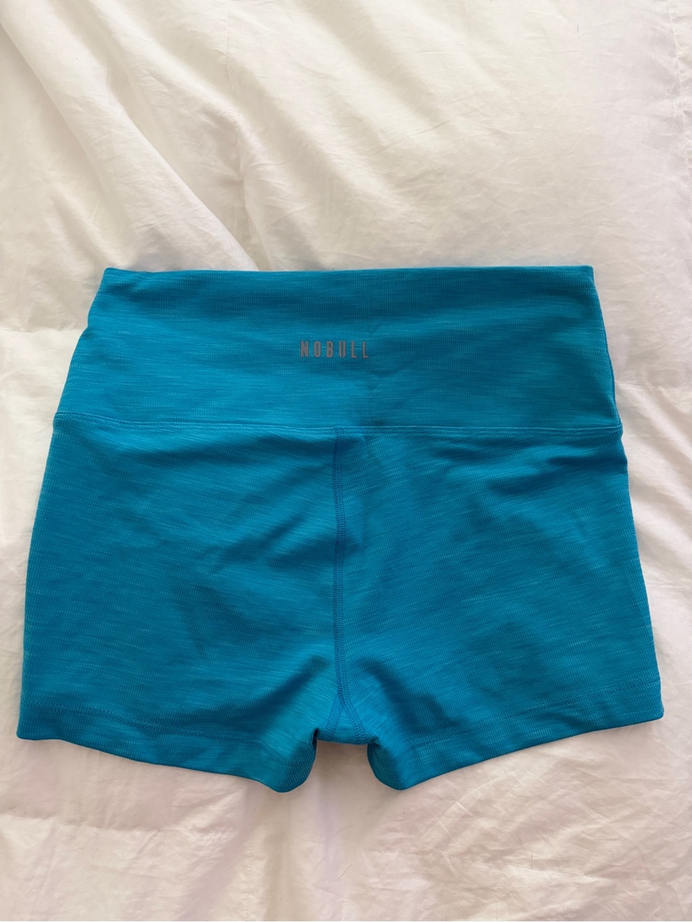 Nobull Bright Teal Women's Active Shorts - Picture 2 of 2